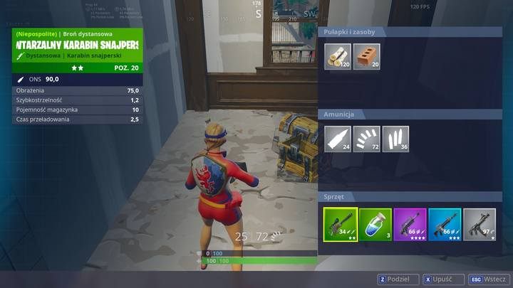 Keskin nişancı tüfeği fevkalade yüksek hasar verir.  - Saldırı tüfekleri, keskin nişancı tüfekleri ve DMR'ler |  Silahlar ve eşyalar - Silahlar ve eşyalar - Fortnite: Battle Royale Oyun Rehberi