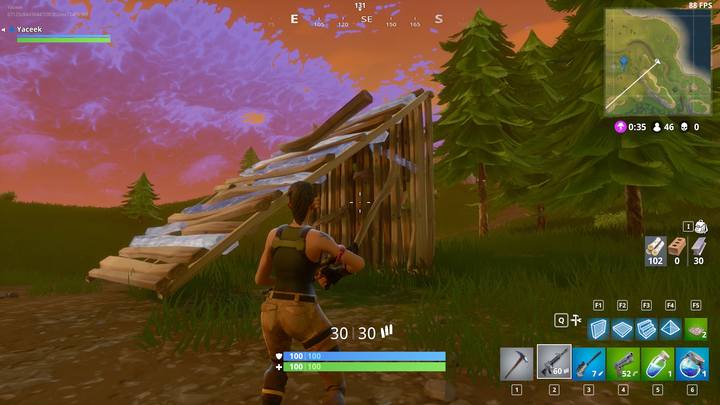 En temel yapılardan biri.  Sizi düşman ateşinden koruyabilir.  - Gelişmiş oyuncular için geliştirme |  Nasıl kazanılır?  - Nasıl oynanır ve kazanılır?  - Fortnite: Battle Royale Oyun Rehberi