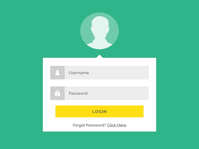 modern-login-ekrani